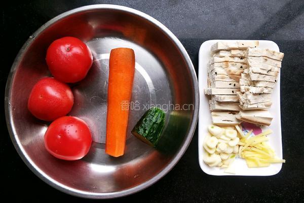 咖喱番茄烩锅饼的做法图解1