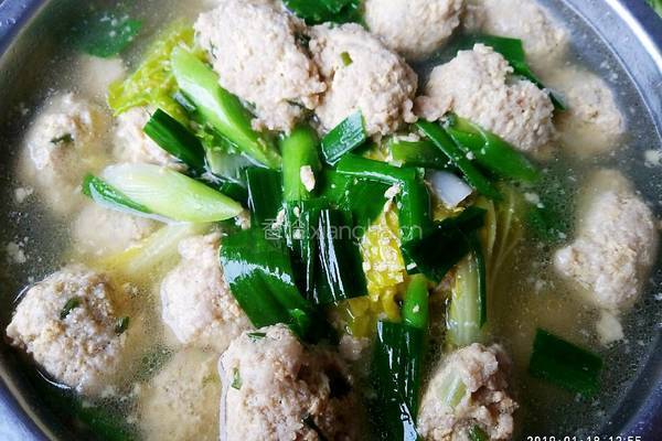 纯手工肉圆子汤的做法图解10
