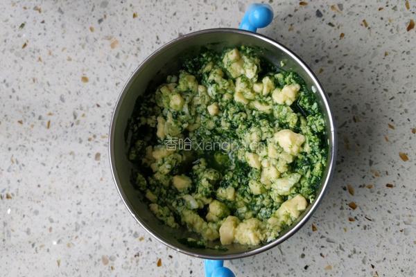 菠菜全蛋羹的做法图解5