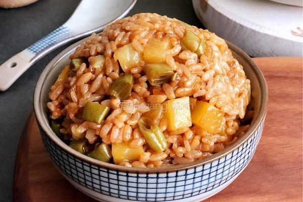 豆角焖饭的做法图解10