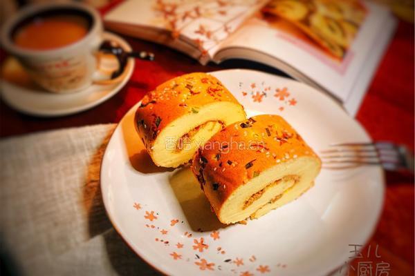 香葱肉松蛋糕卷的做法图解30