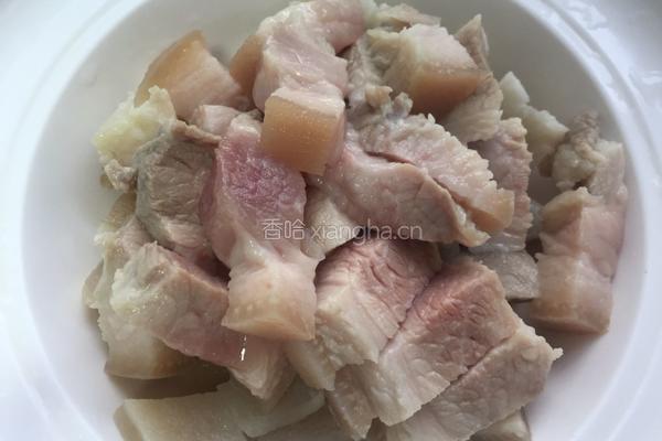 五花肉炖冻豆腐的做法图解6