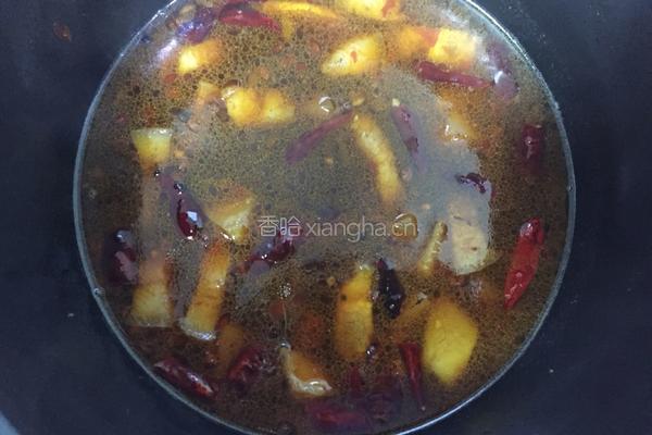 五花肉炖冻豆腐的做法图解13