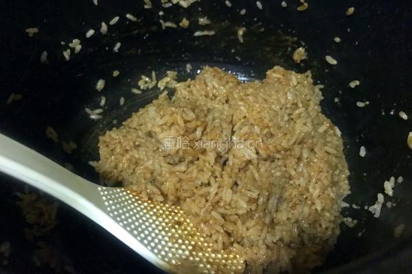 酱油炒饭的做法图解5