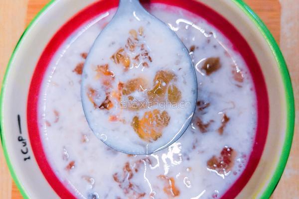 下午茶 桃胶炖奶 的做法图解5