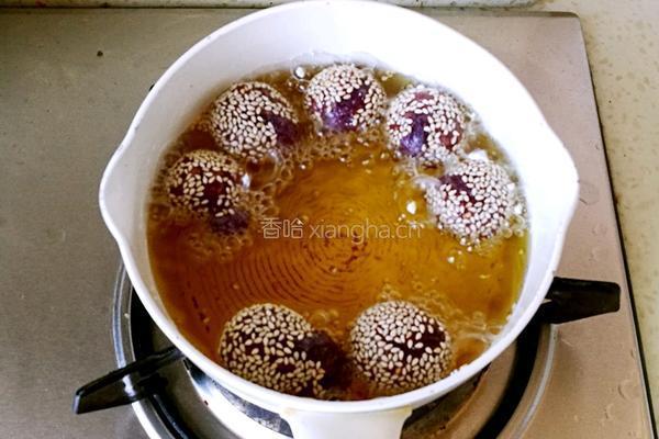 紫薯麻团的做法图解13
