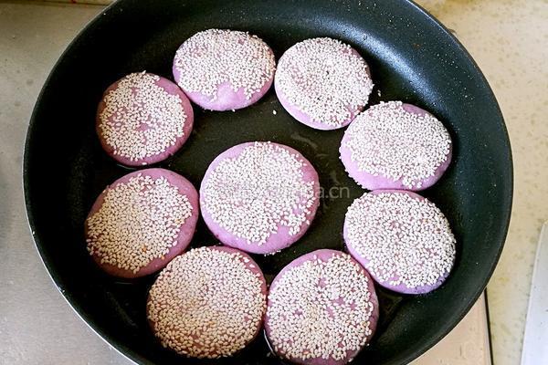 紫薯发面饼的做法图解11
