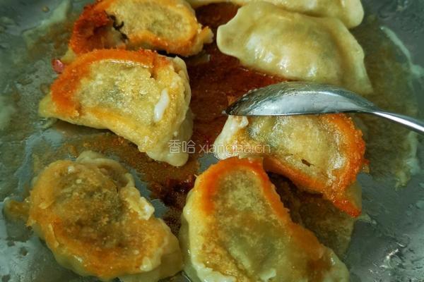 有冻饺 吃煎饺的做法图解13