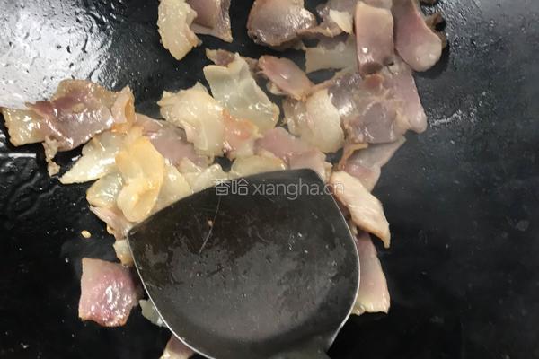 腊肉炒莴笋的做法图解7