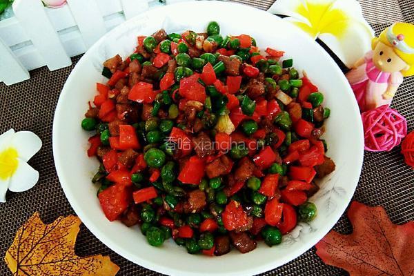 豌豆炒牛排