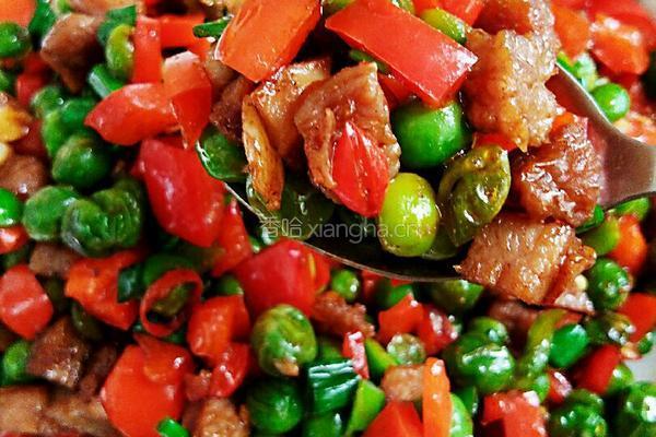 豌豆炒牛排的做法图解12