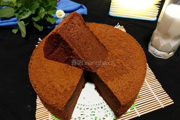 巧克力戚风蛋糕的做法图解18