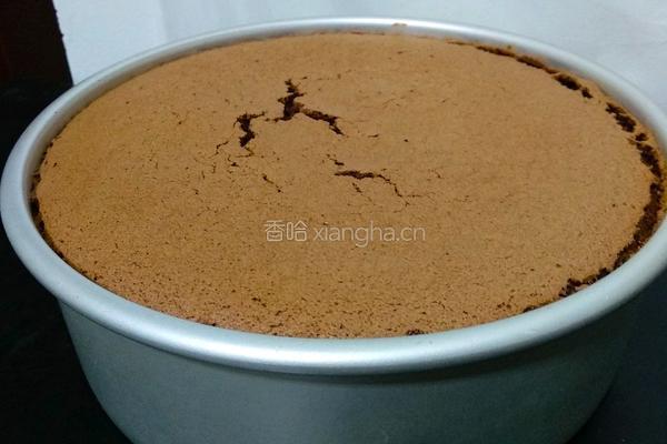 巧克力戚风蛋糕的做法图解16