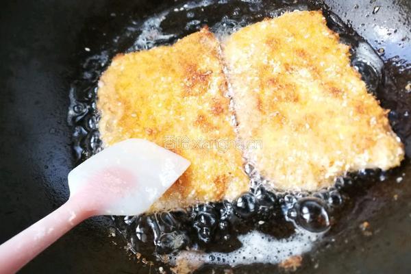 黄金虾饼的做法图解9