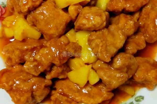 菠萝咕咾肉的做法图解7