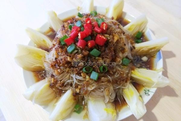 蒜蓉粉丝娃娃菜的做法图解13