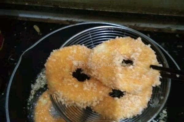 油炸苹果甜甜圈的做法图解11
