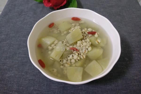 薏米雪莲果汤的做法图解6