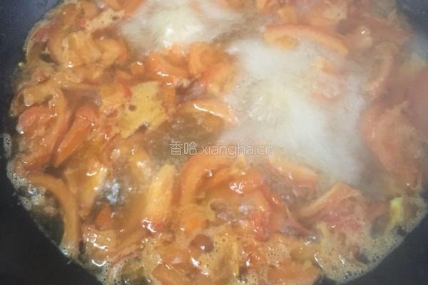 番茄鸡蛋面的做法图解6