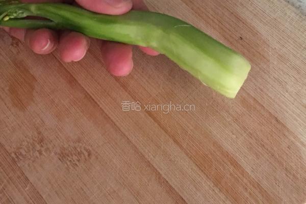 白灼芥蓝的做法图解2