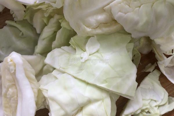 蚝油包心菜的做法图解2