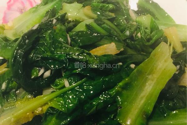 清炒油麦菜