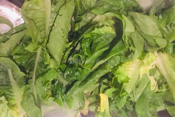 清炒油麦菜的做法图解5