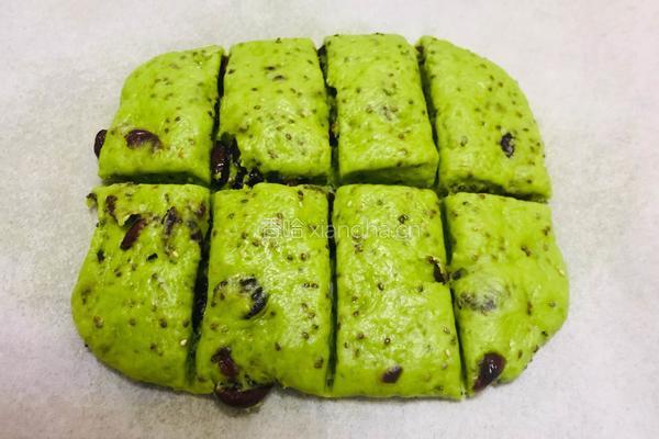 酸奶抹茶蔓越莓司康的做法图解10