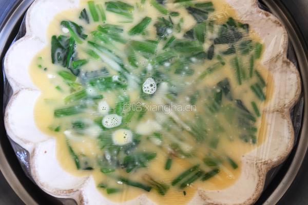 菠菜虾仁蒸蛋的做法图解6