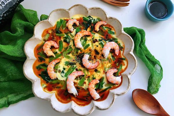 菠菜虾仁蒸蛋的做法图解10