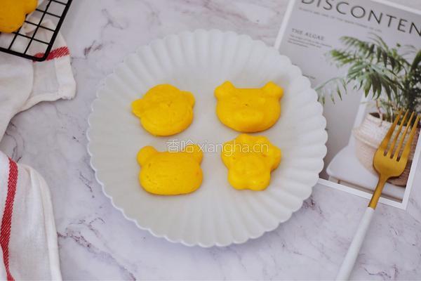 南瓜蒸蛋糕的做法图解12