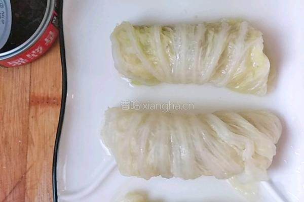 白菜猪肉卷的做法图解12