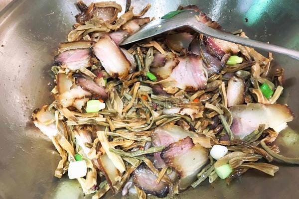 干豆角蒸腊肉的做法图解9