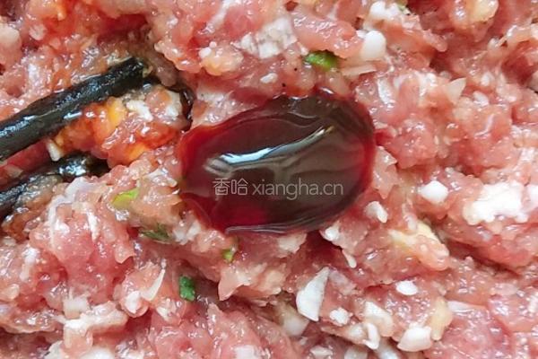 香菇酿肉的做法图解4