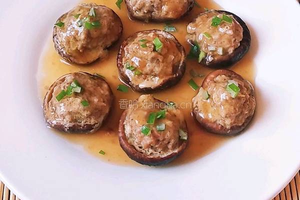香菇酿肉的做法图解14