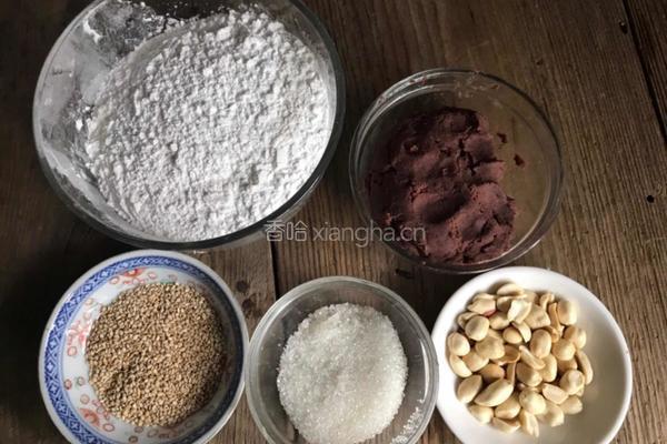红豆沙糯米糍的做法图解1