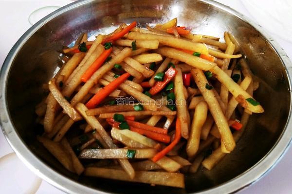 酸辣土豆丝的做法图解8