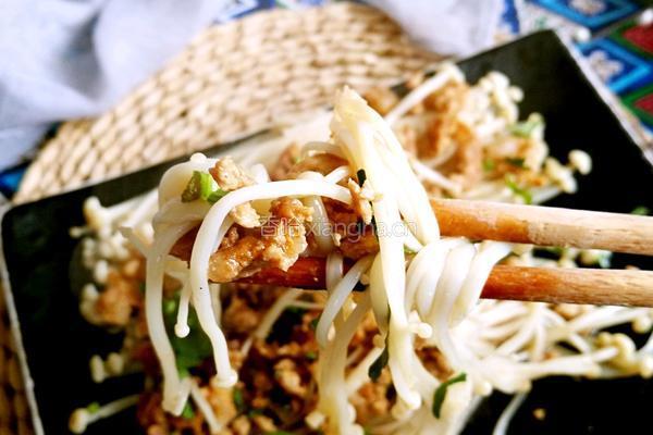 肉末金针菇的做法图解7