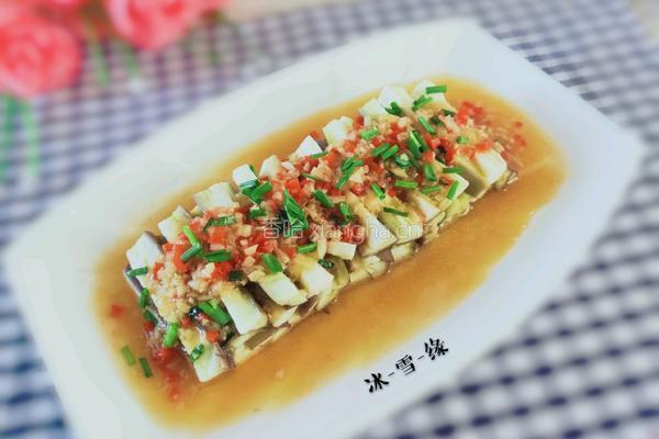 蒜蓉茄子的做法图解7