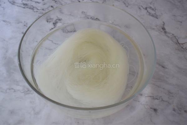 蒜蓉粉丝娃娃菜的做法图解2