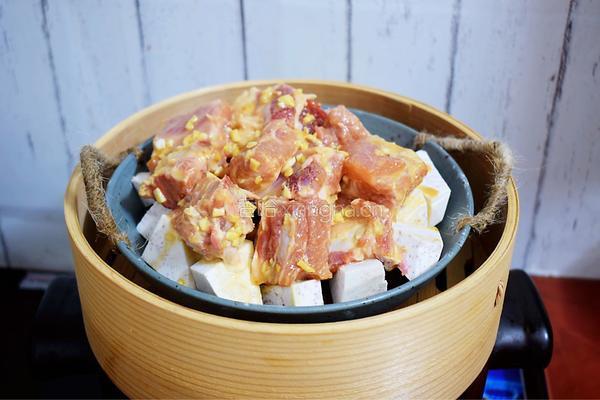 排骨蒸芋头的做法图解14