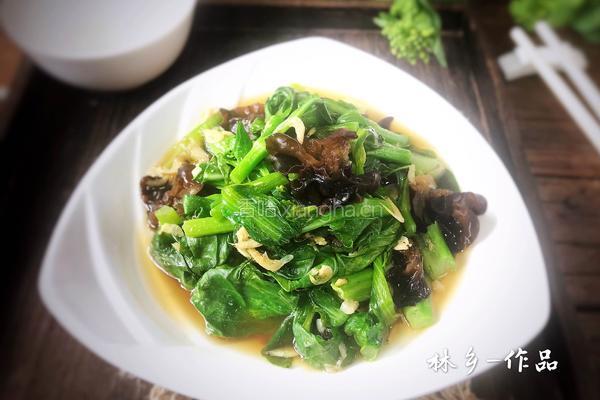 虾米油菜薹