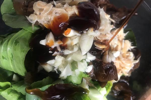 虾米油菜薹的做法图解6