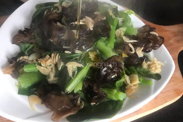 虾米油菜薹的做法图解10