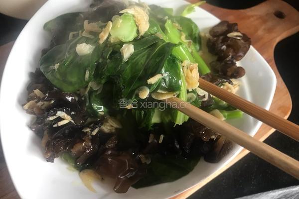虾米油菜薹的做法图解11