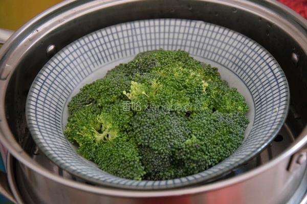 蒜香肉末西兰花的做法图解8