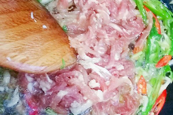 酱香酸菜肉丝粉的做法图解11