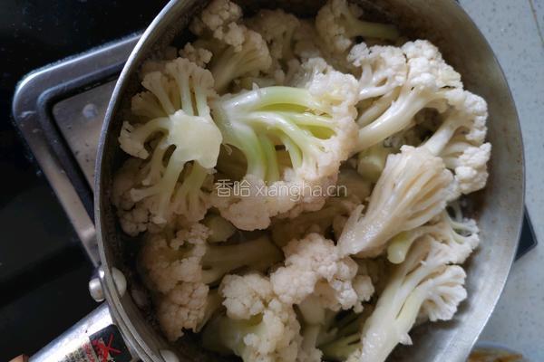水煮有机花菜的做法图解2