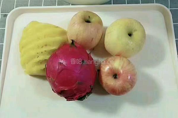 菠萝火龙果酵素的做法图解1