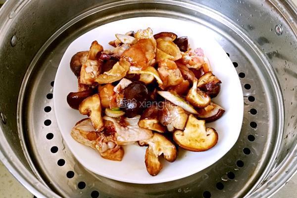 香菇蒸翅根的做法图解6